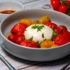 Tomato burrata salad